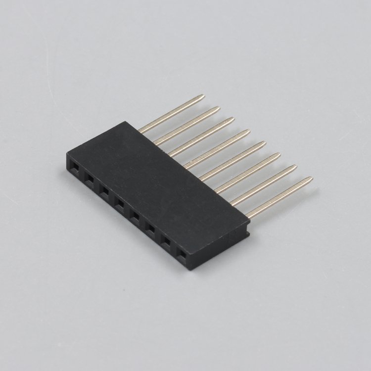 SCONDAR OEM ODM 2.54mm Pitch Through Hole Vertical Single Row Double Stacking 8 Pin Male Female Socket Headers Set PCB Connector