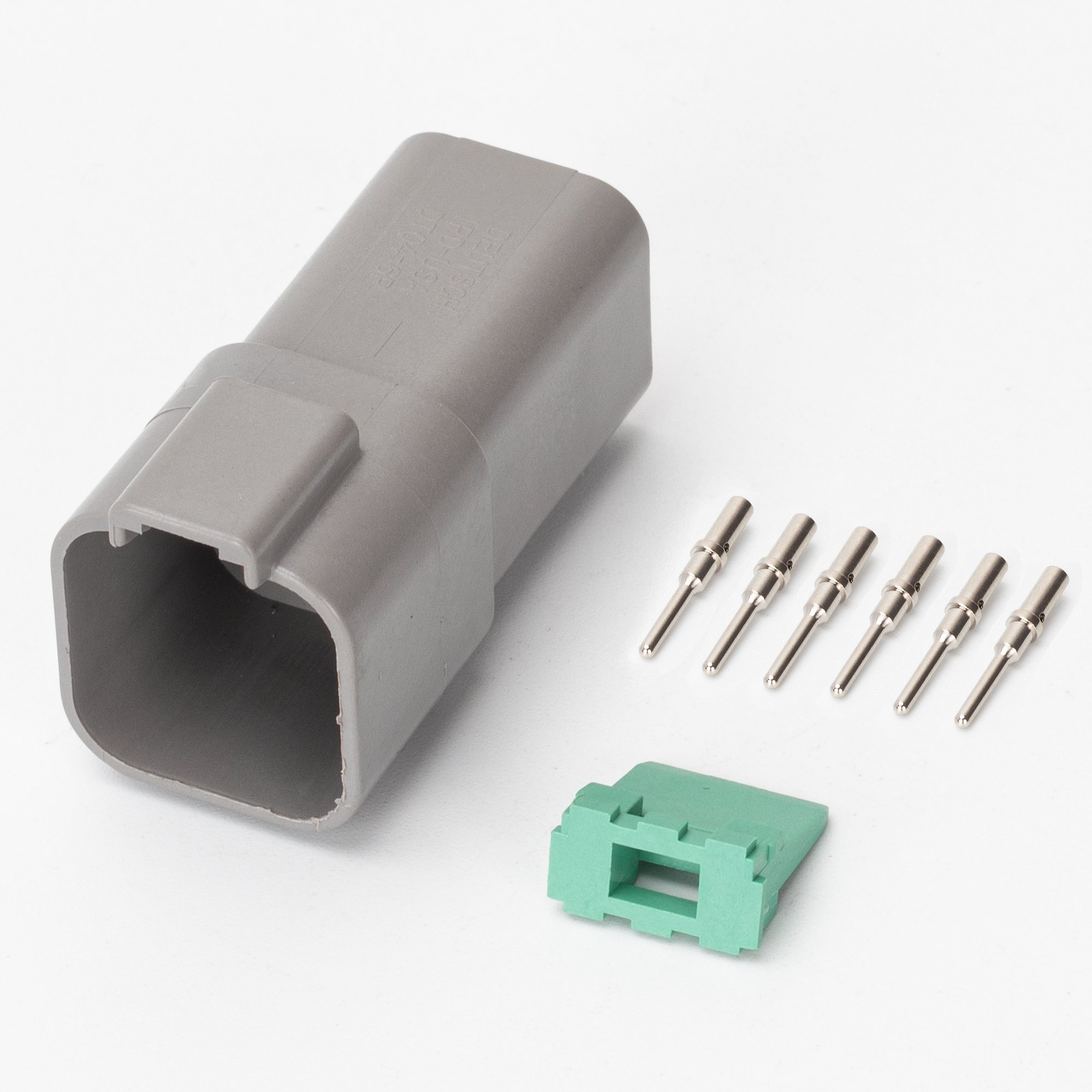 Deutsch DT Connector Waterproofing 6 Pin Deutsch DT Connector Plug Kit With Stamped Contacts and Seal Plug For Automotive Repair