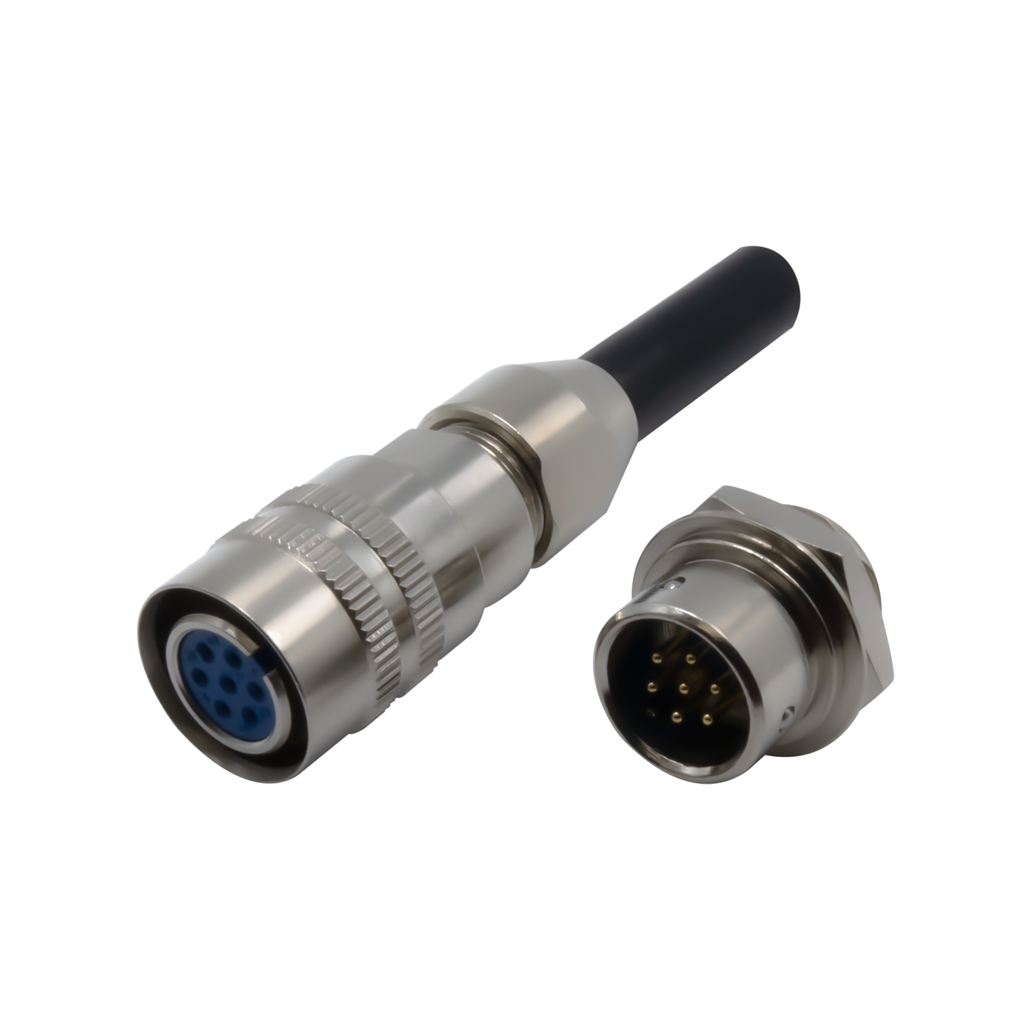 Quick connect YS2-14 metal cable cover type 2/3/4/5/7 pin aviation plug electrical connector
