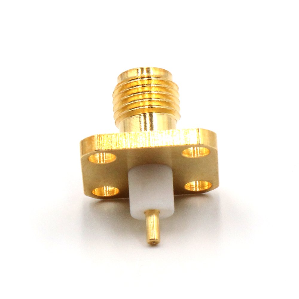 XINQY SMA Female Dielectric Through The Wall Dc-3Ghz 3000Mhz Frequency Coaxial Connectors For Panel Mount