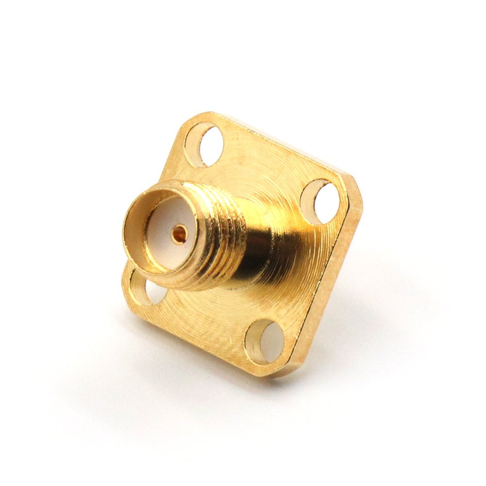 XINQY SMA Female Dielectric Through The Wall Dc-3Ghz 3000Mhz Frequency Coaxial Connectors For Panel Mount
