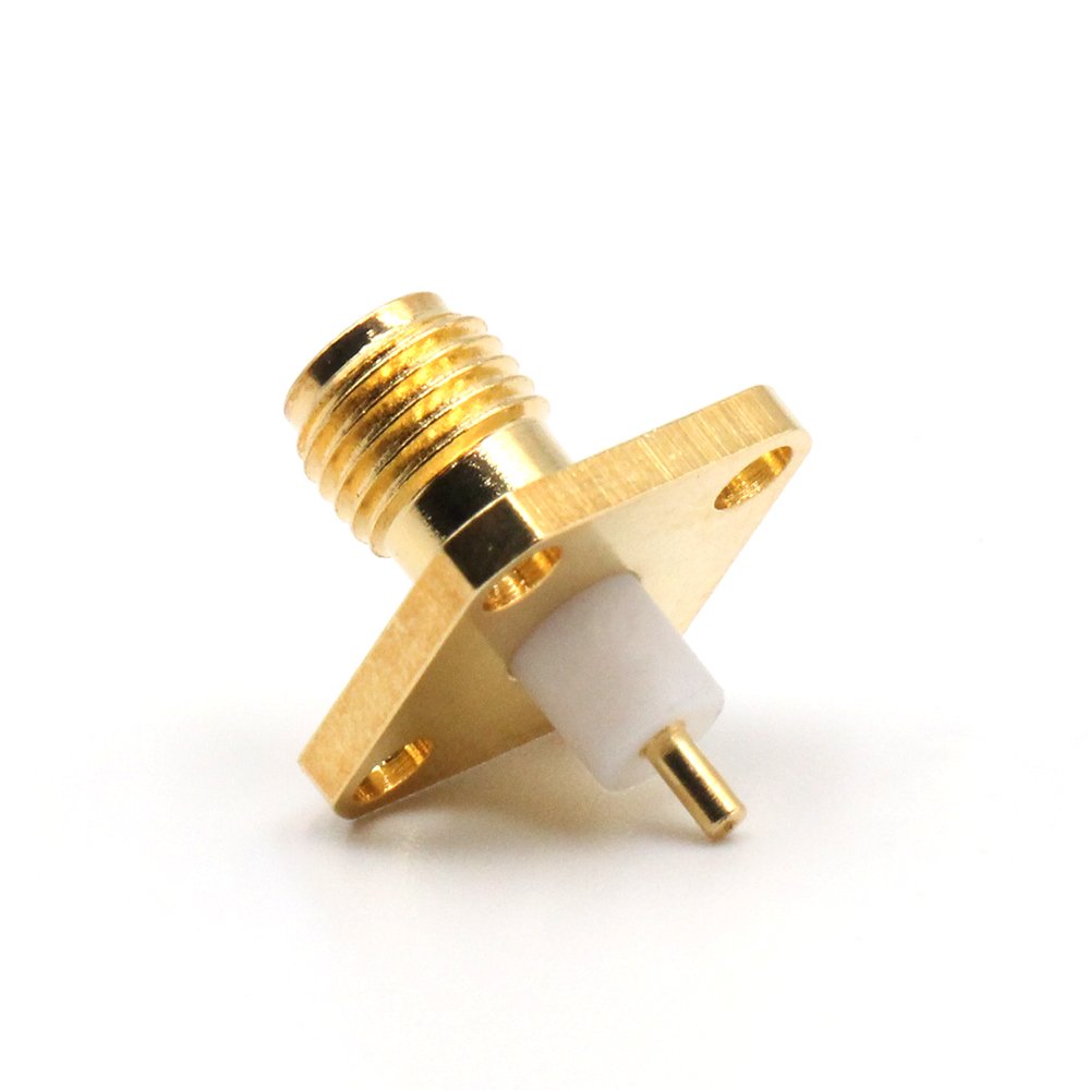 XINQY SMA Female Dielectric Through The Wall Dc-3Ghz 3000Mhz Frequency Coaxial Connectors For Panel Mount