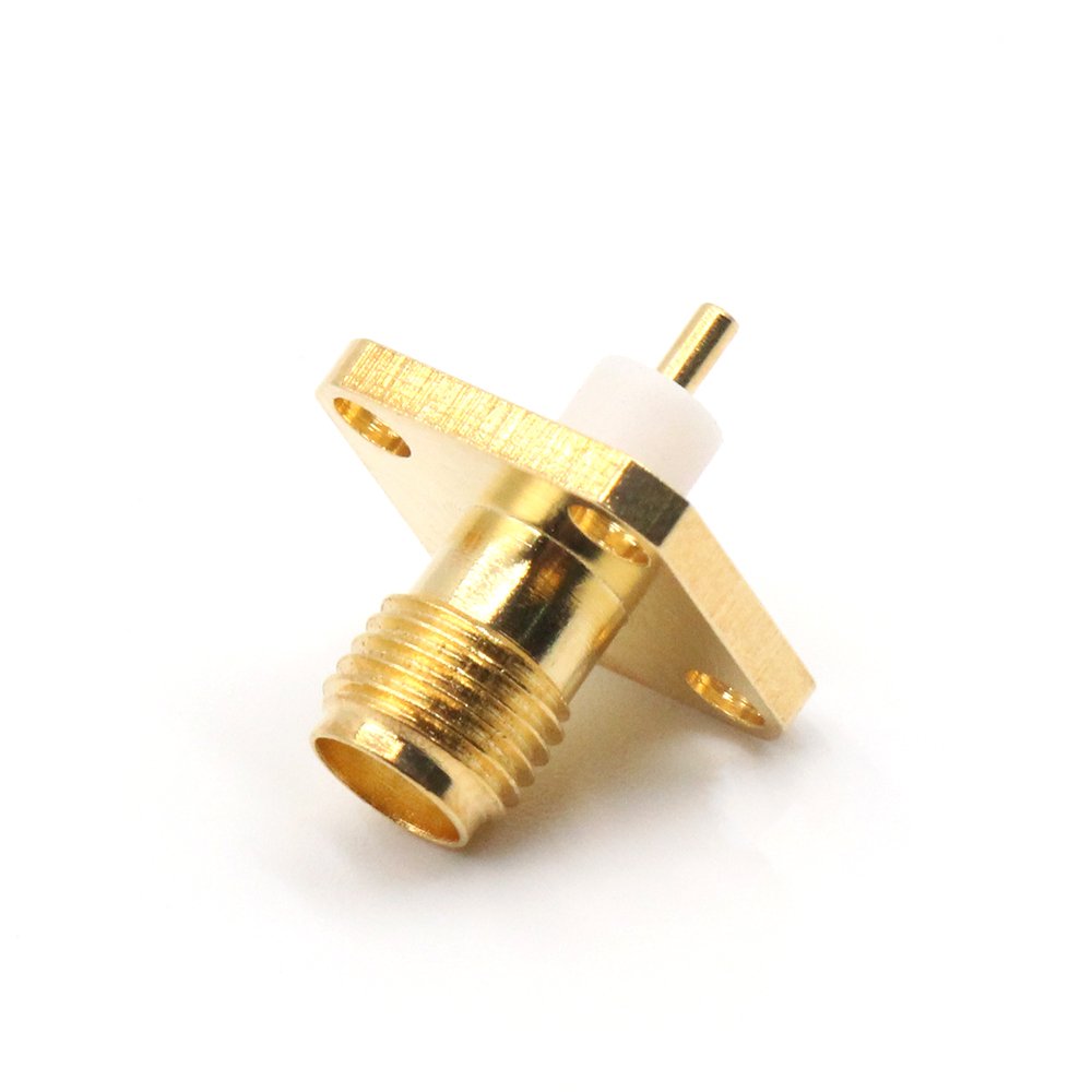 XINQY SMA Female Dielectric Through The Wall Dc-3Ghz 3000Mhz Frequency Coaxial Connectors For Panel Mount
