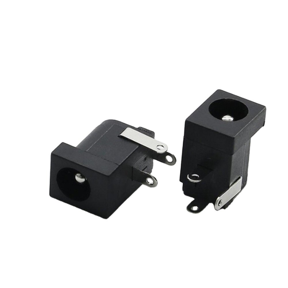 5.5X2.1 Dc Barrel Jack Dc 3 Pin With Screw Nut Dc-470 Dcj0202 Pcb 2mm 2.1Mm 5.5Mm Smd 12V Female Laptop Power Dc Jack Connector