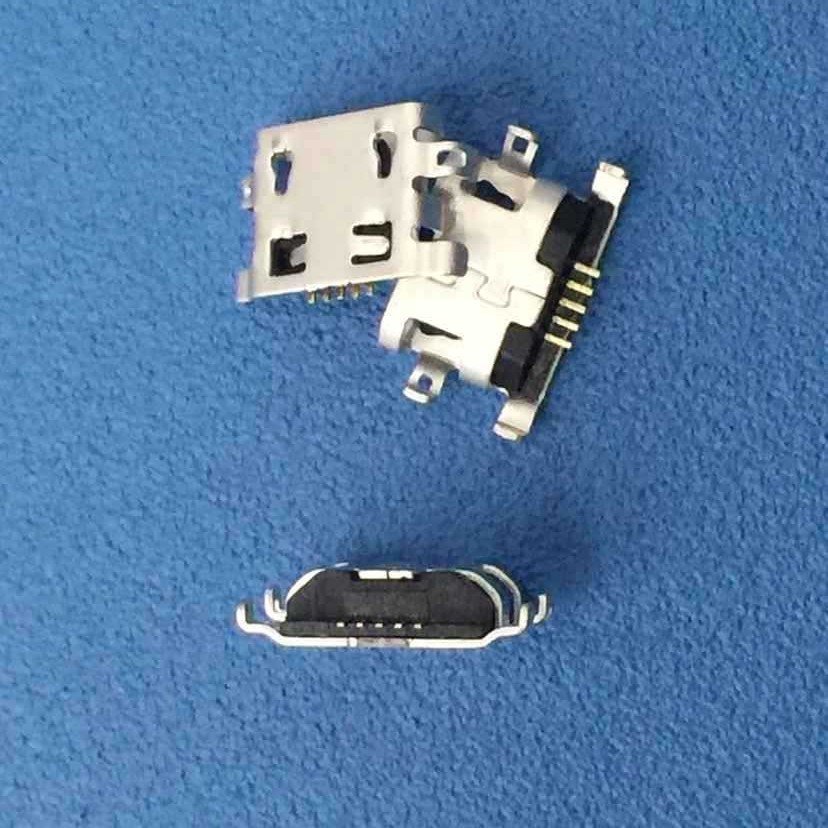 Micro USB Type B 5 Pin Female Socket Connector 0.8~1.6mm Sinking Plate SMT Connector for PCB