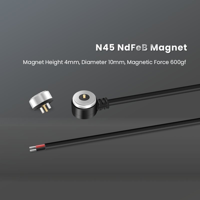 Bend 90 Male Female 24V 5A Charging Cable Circular Plug-In Interface Waterproof Magnetic Connector Waterproof Ip67