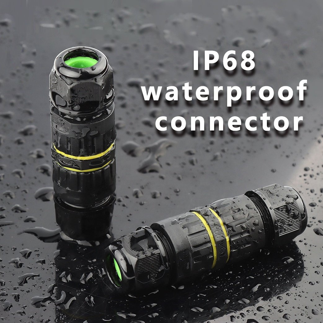 2 Pin 3 Pin Plastic Electronic Wire Connector Waterproof Power Cable Connector 3pin M16 IP68 waterproof connector