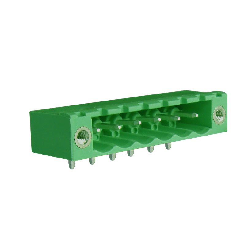 Plug Sockets 5.08 Male Terminal Connectors Green Pluggable Terminal Block