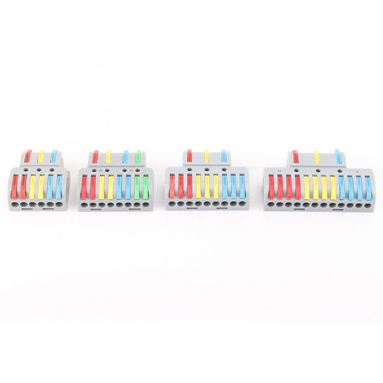 spl2/3/4/5 universal wire connector quick fast push-in 221wire connector terminal block 2 in 2 out 222 223 224