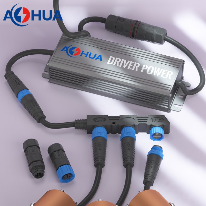 LED Module Male Female Splitter Cable Distributor IP67 Waterproof LED Connectors 2pin
