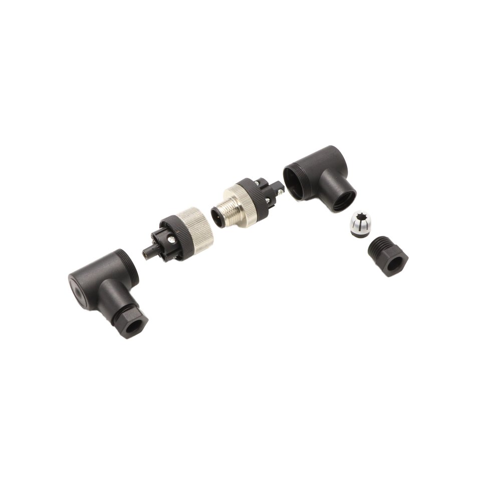 M12 Outdoor Stage Light IP67IP68 Waterproof Cable Power Extension Wire 4 Pin Electrical Connector