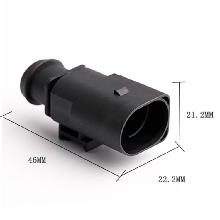 6 pole FEP male blade Temp Sensor connectors for VW 42064700 3B0973813 42064200