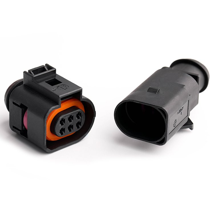 6 pole FEP male blade Temp Sensor connectors for VW 42064700 3B0973813 42064200
