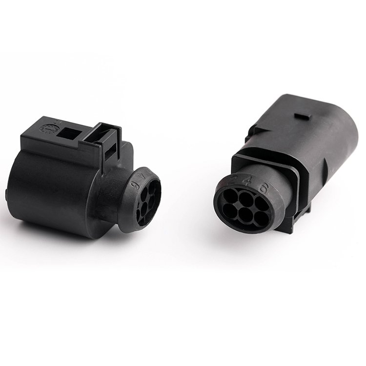 6 pole FEP male blade Temp Sensor connectors for VW 42064700 3B0973813 42064200