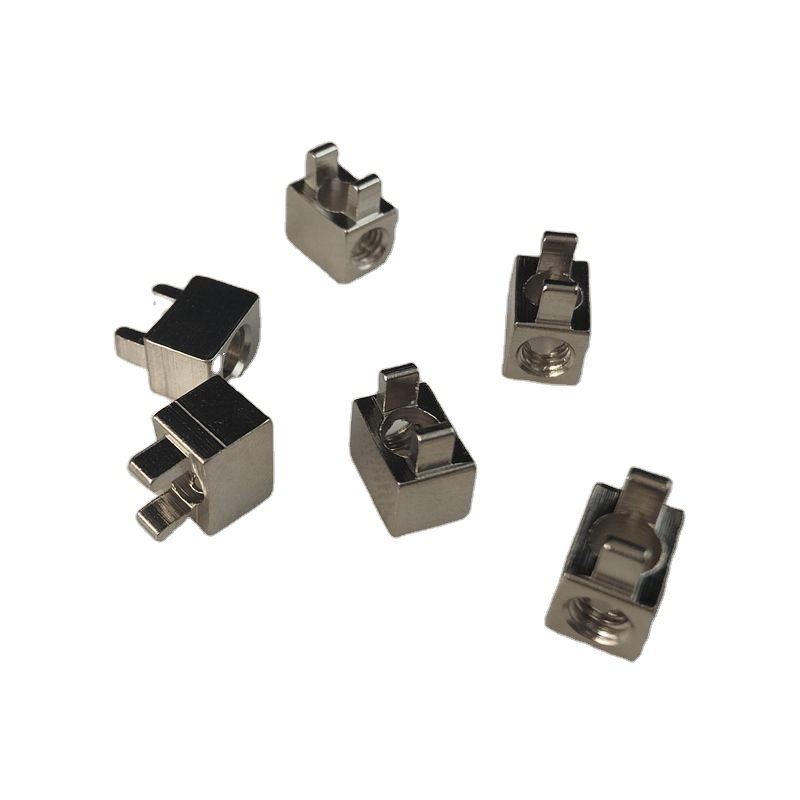 PCB M3 terminal brass connector brass screw terminal for welding 2 pins