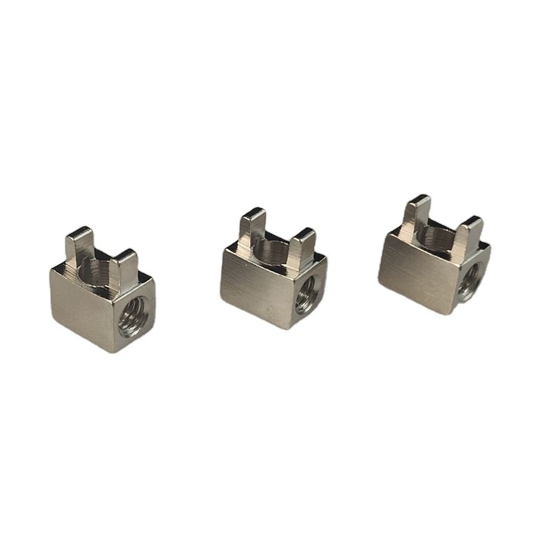 PCB M3 terminal brass connector brass screw terminal for welding 2 pins
