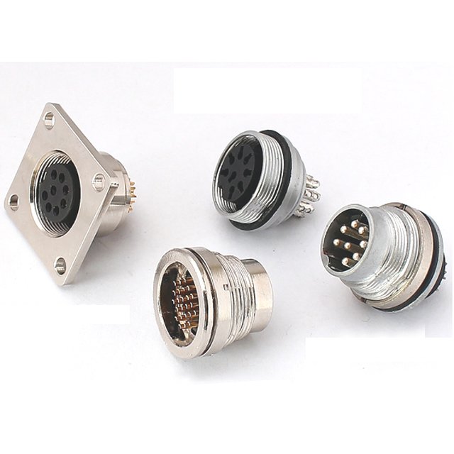 AISG IP67 8 pin circular connectors for industrial controls