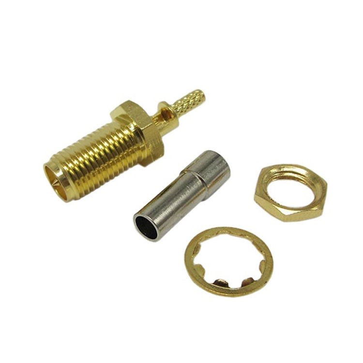 SMA male jack to SMB female plug coaxial connector adapter