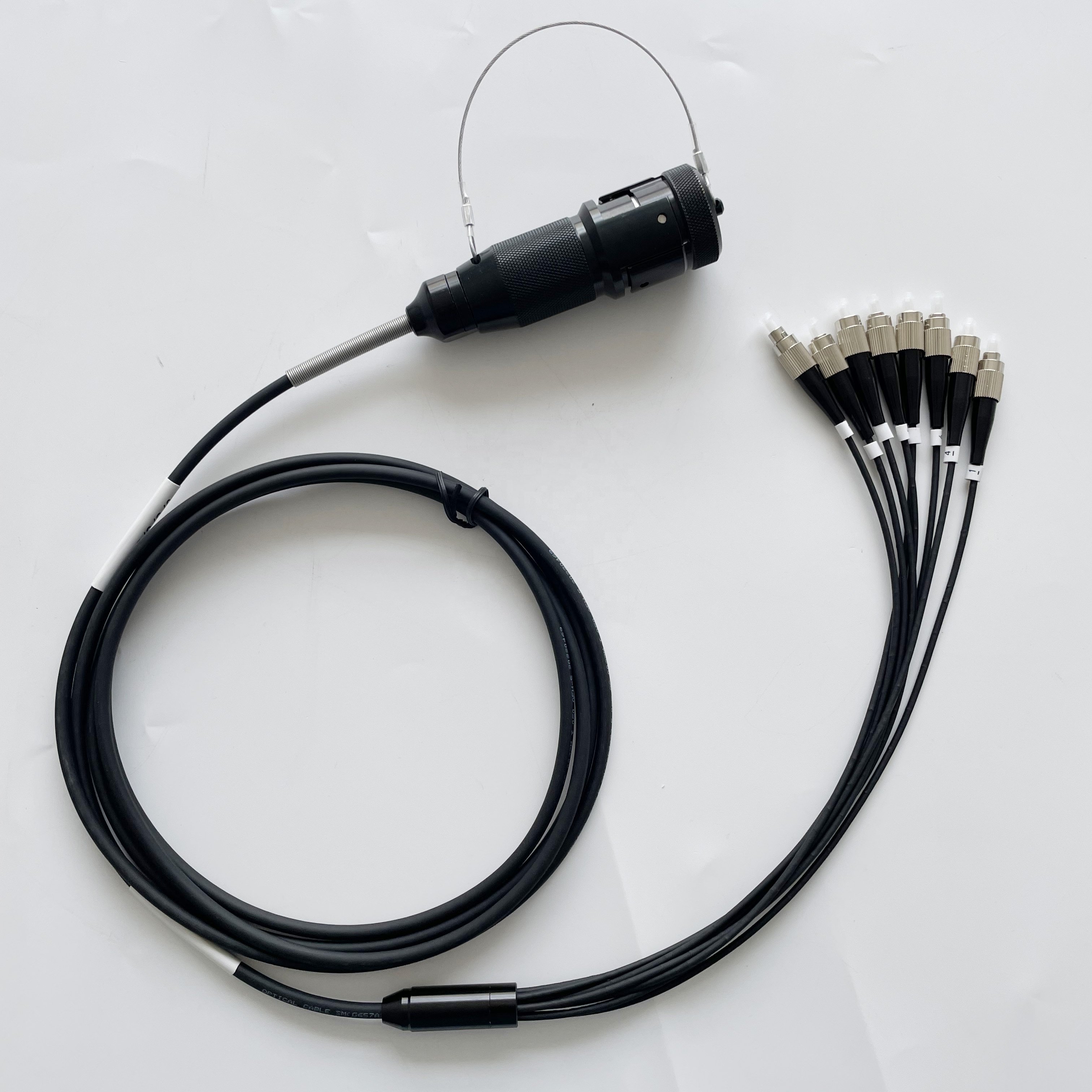 ZLTC YZA Fiber connectors 8 cores YZA08P YZA08S IP67 waterproof specialty harsh environment application with cable reels