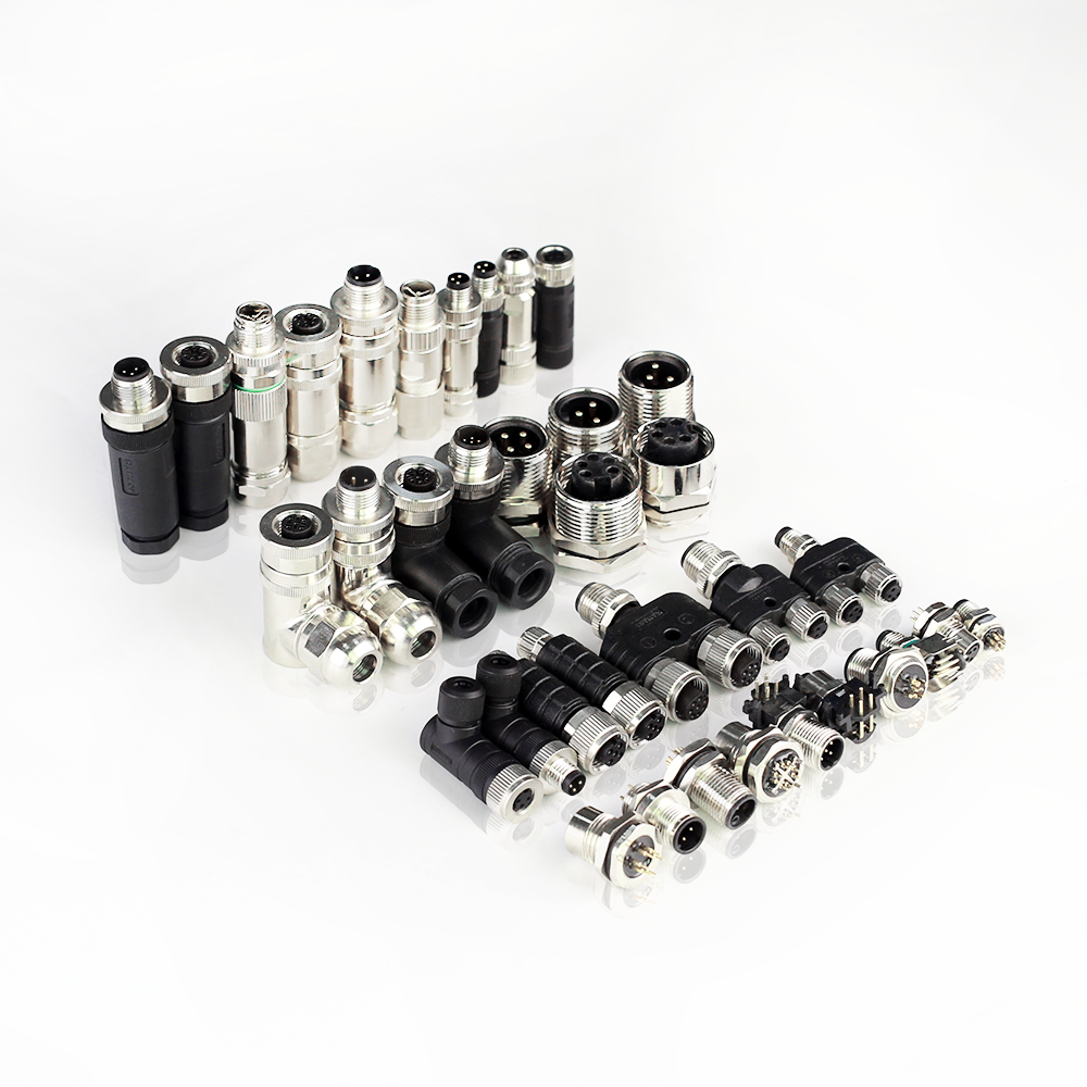 High Performance M8 Cable Connector 1m Wire Waterproof PUR Material Straight Right Angle Male Female Pin 3 4Pin Supplier