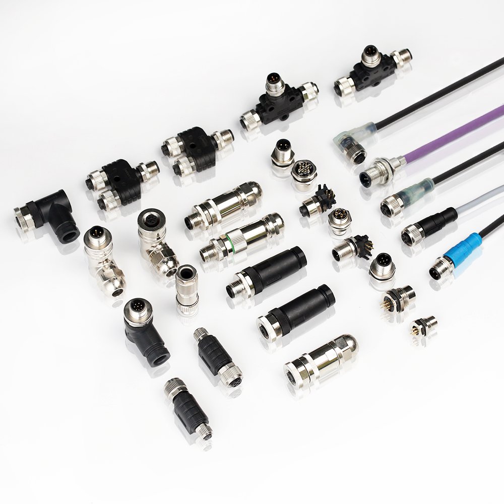 High Performance M8 Cable Connector 1m Wire Waterproof PUR Material Straight Right Angle Male Female Pin 3 4Pin Supplier