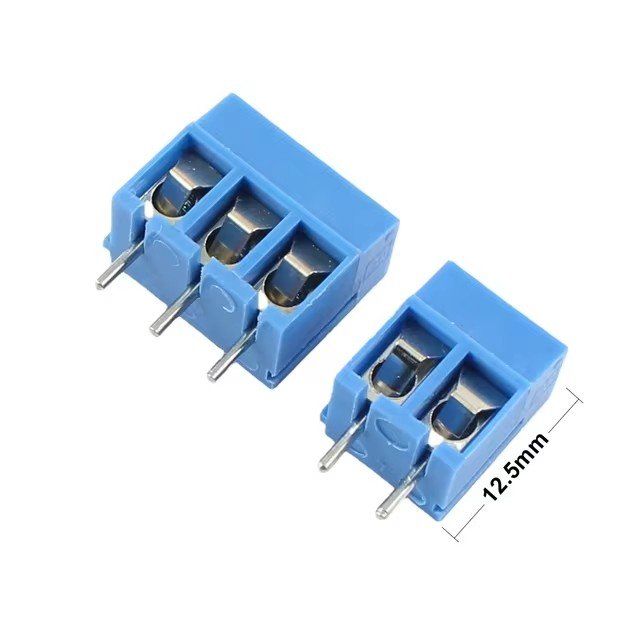 KF301-5.0-2P KF301-3P KF301-4P Pitch 5.0mm Straight Pin 2P 3P 4P 5P 6P Screw PCB Splicing Terminal Block Connector Blue Green