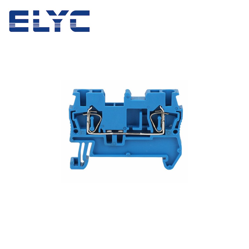 ST2.5 Spring-cage Connection Feed-Through Wiring Return Pull Wire Electrical Connector Din Rail Terminal Block ST 2.5