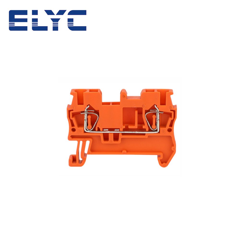 ST2.5 Spring-cage Connection Feed-Through Wiring Return Pull Wire Electrical Connector Din Rail Terminal Block ST 2.5