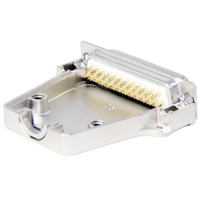 DB25 Screw Terminal Male Female D-sub 25 Pin Metal Shell Assembly Shielded Connector