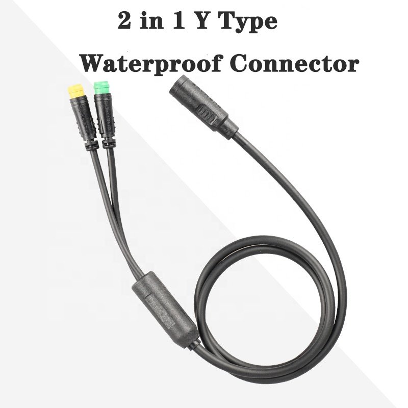 Y10 type large 3 4 5 6 way ip67 wire 1 in 3 4 5 6 out Led Strip Light electric bicycle wire splitter y waterproof connector