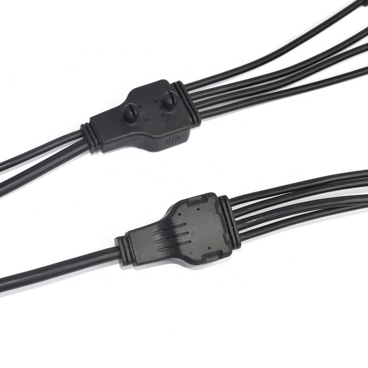Y10 type large 3 4 5 6 way ip67 wire 1 in 3 4 5 6 out Led Strip Light electric bicycle wire splitter y waterproof connector