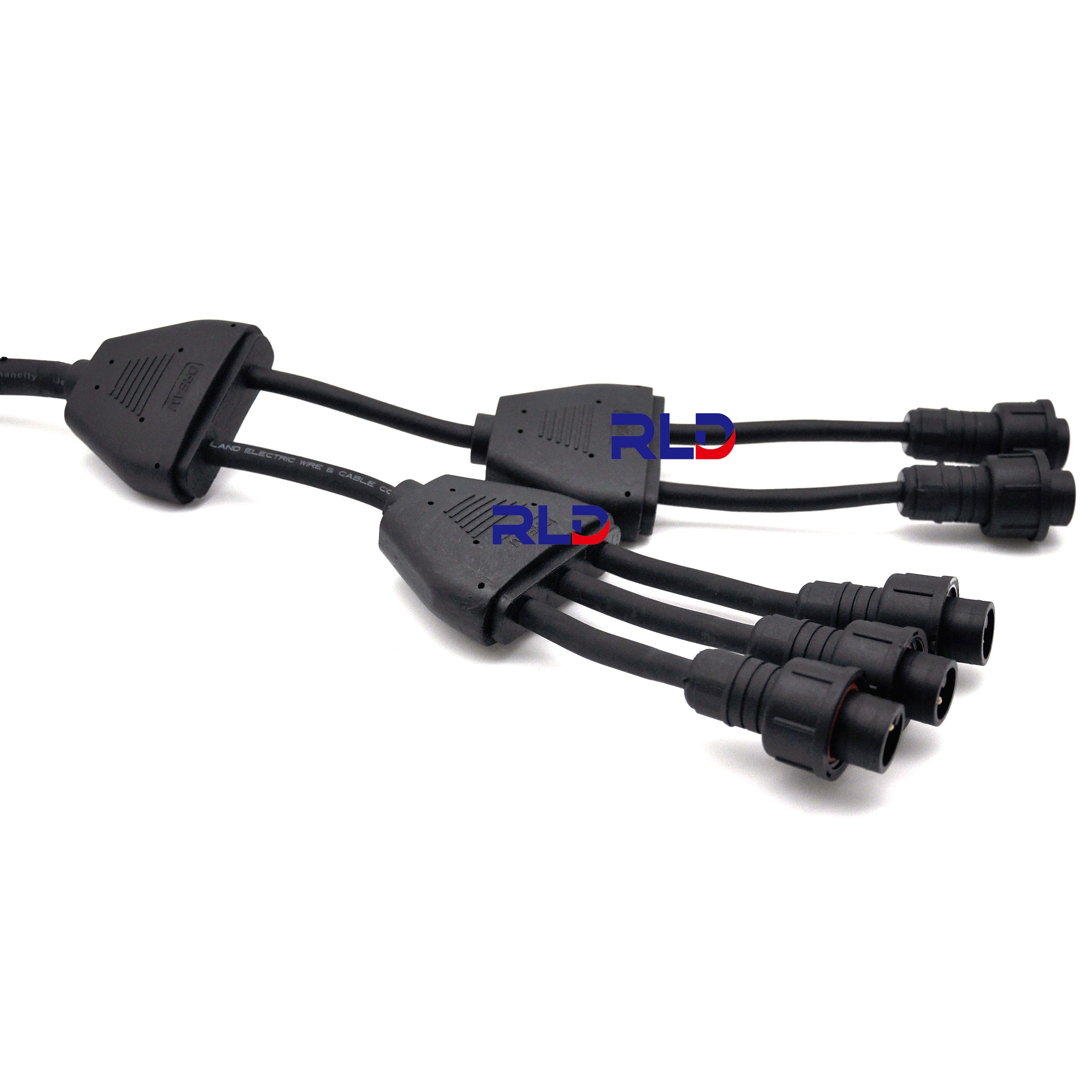 Y10 type large 3 4 5 6 way ip67 wire 1 in 3 4 5 6 out Led Strip Light electric bicycle wire splitter y waterproof connector