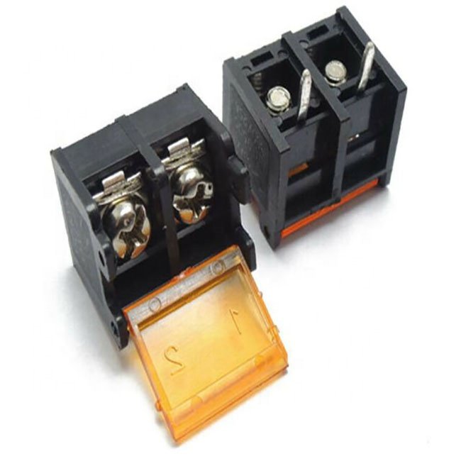 2 Poles 300V 20A 9.5mm pitch pcb power cable connector hb9500g barrier strip terminal block