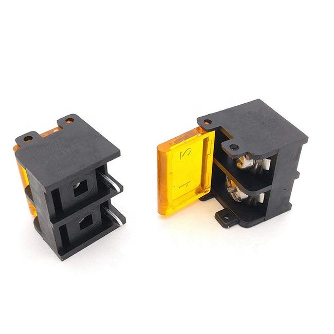 2 Poles 300V 20A 9.5mm pitch pcb power cable connector hb9500g barrier strip terminal block