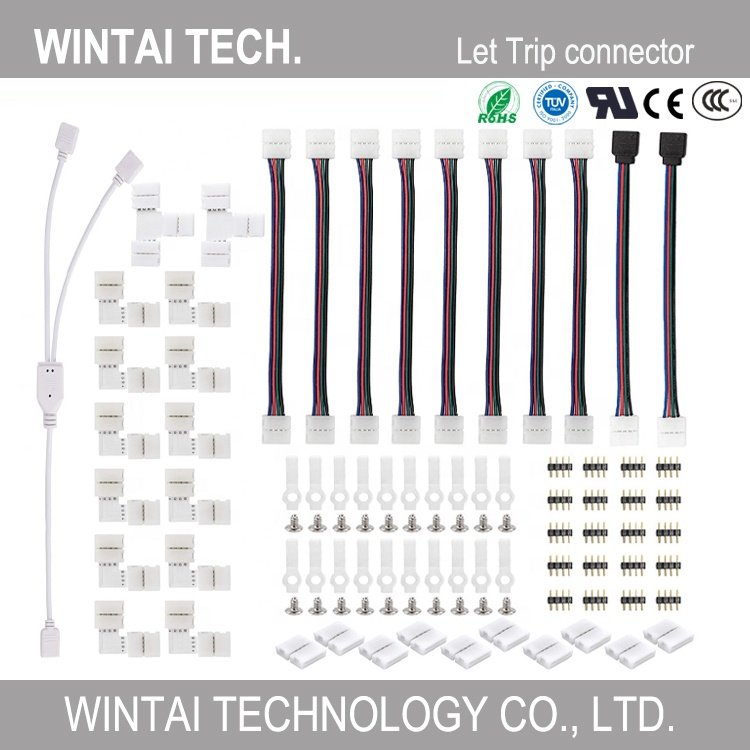 2024 Wintai-Tech Connectors For Led Strip 5050 Smd Led Strip Connector 2 Pin Power Led Connector