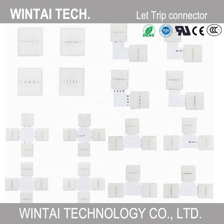 2024 Wintai-Tech Connectors For Led Strip 5050 Smd Led Strip Connector 2 Pin Power Led Connector