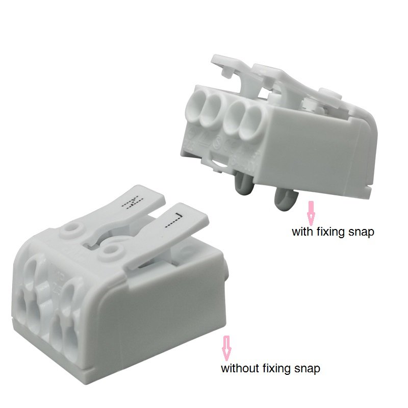 923-2P Quick push Wire Connector Screwless Electrical Terminal Blocks 2 pole
