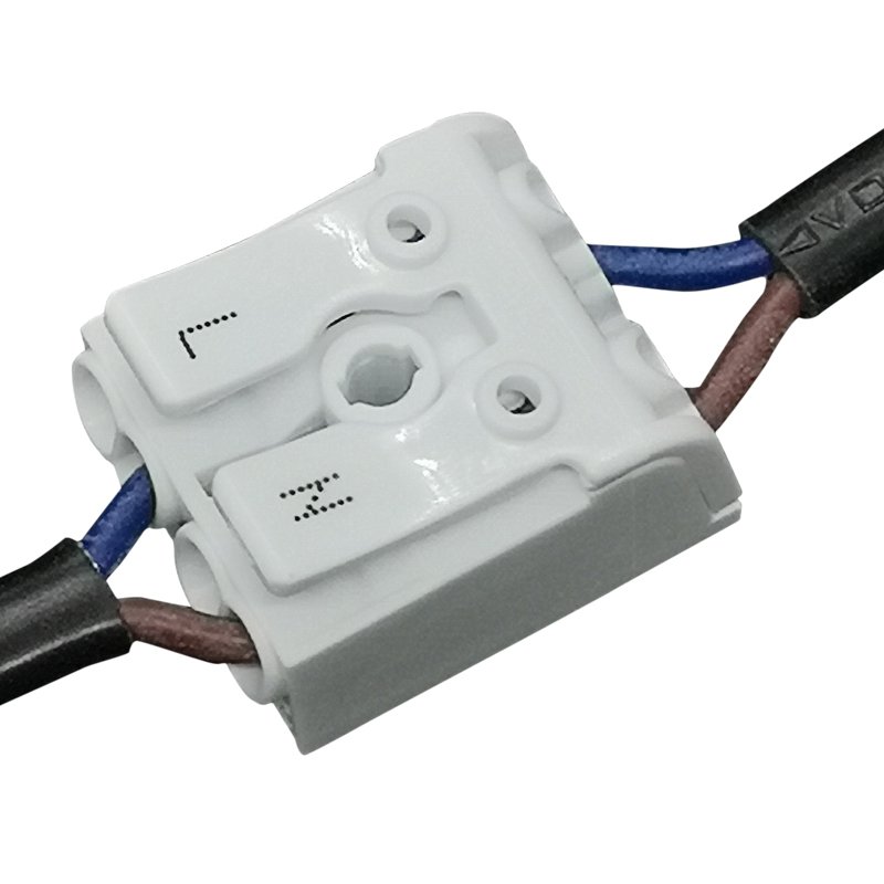 923-2P Quick push Wire Connector Screwless Electrical Terminal Blocks 2 pole
