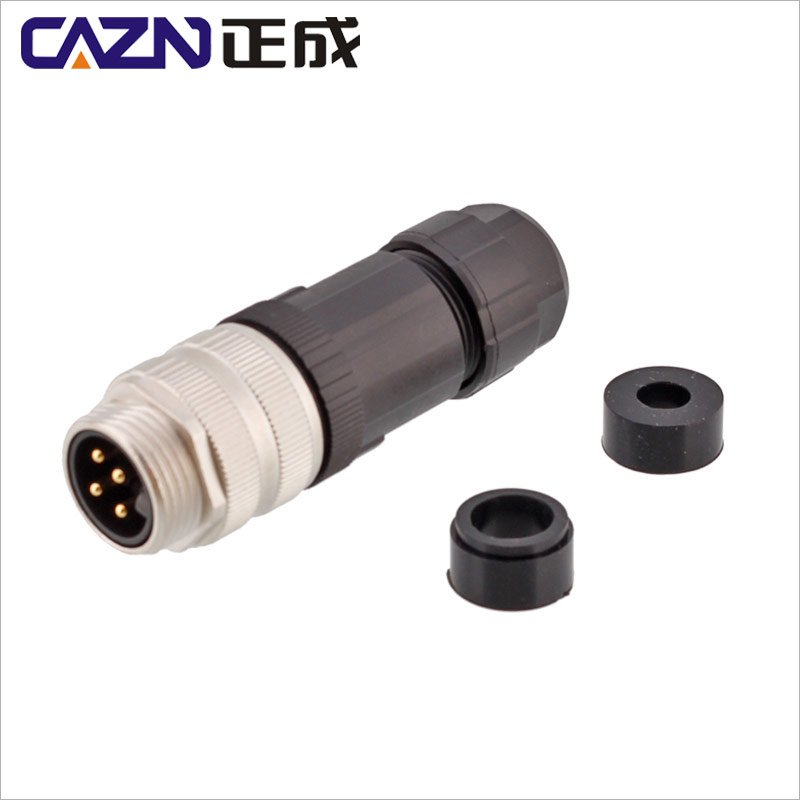 7/8 aviation plug 3 4pin 5hole 6pin waterproof IP67 encoder connector NMEA2000 820/870 assembled plastic 7/8 power connector