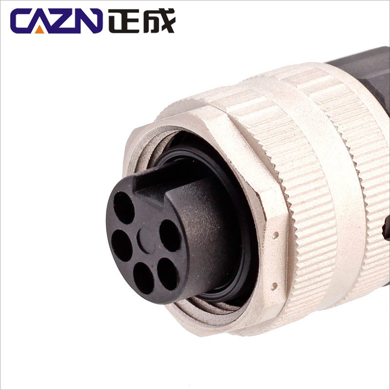 7/8 aviation plug 3 4pin 5hole 6pin waterproof IP67 encoder connector NMEA2000 820/870 assembled plastic 7/8 power connector