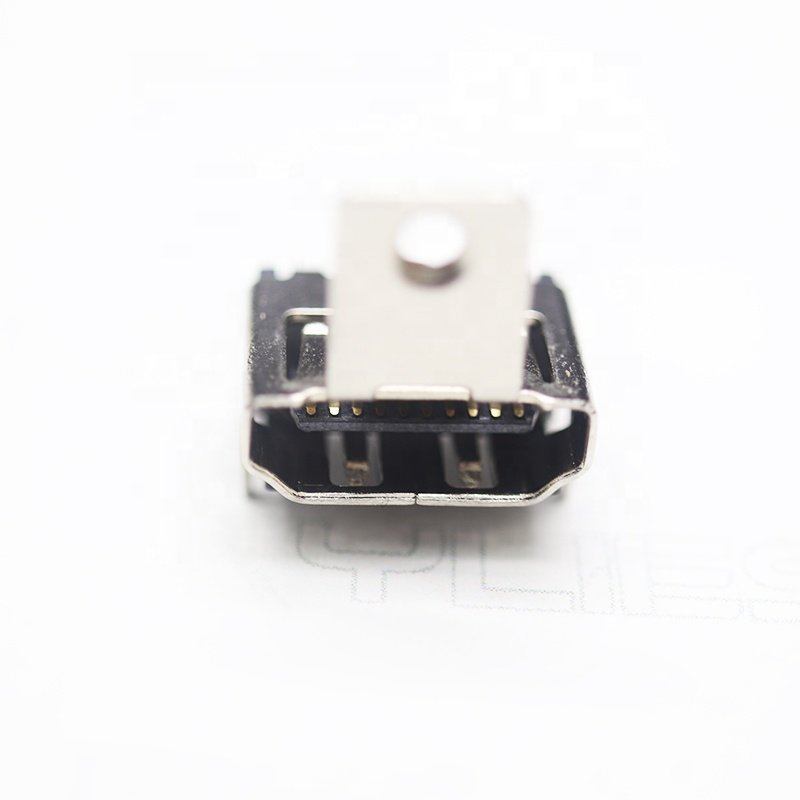Micro 19 Pin 5V 1.5A Female SMT Plug Type-a Connectors Socket jack Tail Type-c Socket Sinking 3.0MM 3.1MM Connectors