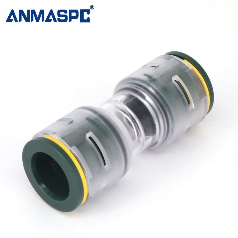 High quality Factory Price HDPE Micro tube fitting and Duct Straight Connector Coupler Fittings size 3/2.1 4/2.5 4/2.8 5/ 5/3.5