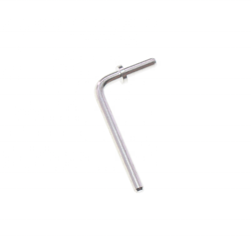 High Precision 1.0mm Brass Male Contact Pin Gold Plated Copper Custom Turned Piece Terminal Connector