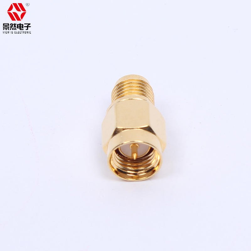 SMA Male to Sma Female Gold Plated RF Coaxial Adapters Single Phase Tin Plated Brass Plug Connectors Electronics Applications