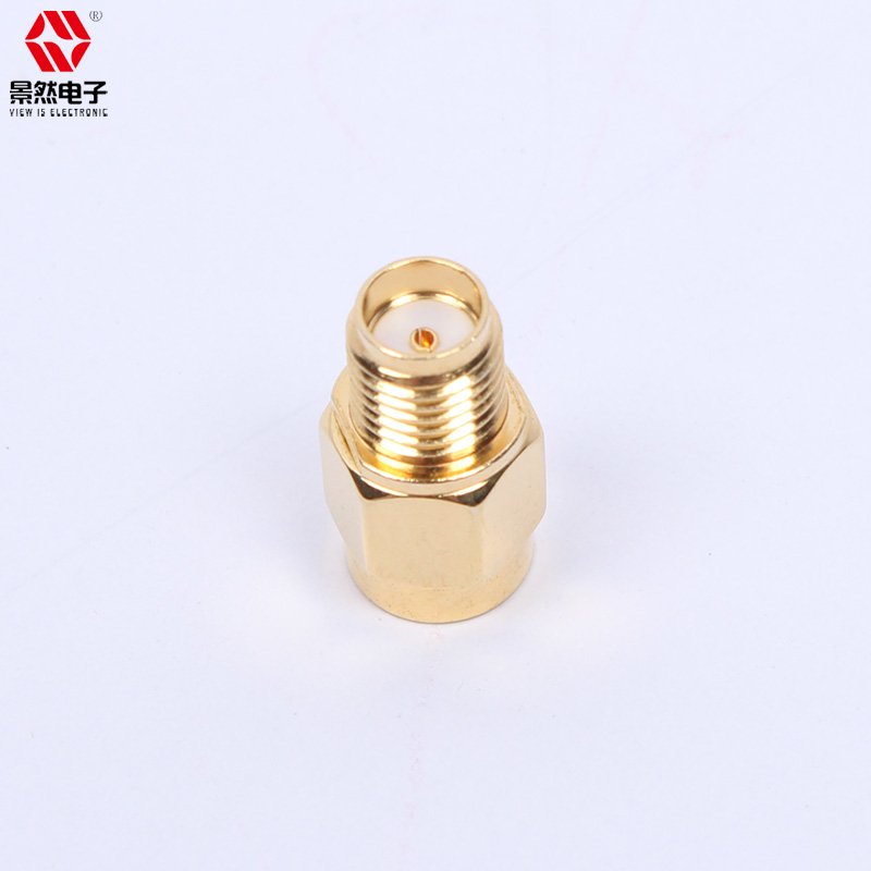 SMA Male to Sma Female Gold Plated RF Coaxial Adapters Single Phase Tin Plated Brass Plug Connectors Electronics Applications