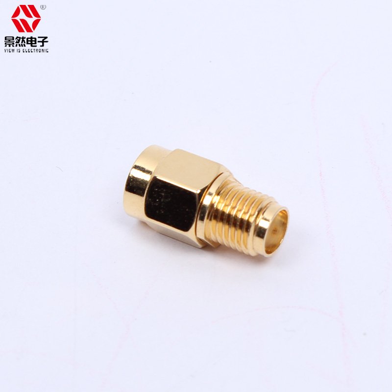 SMA Male to Sma Female Gold Plated RF Coaxial Adapters Single Phase Tin Plated Brass Plug Connectors Electronics Applications