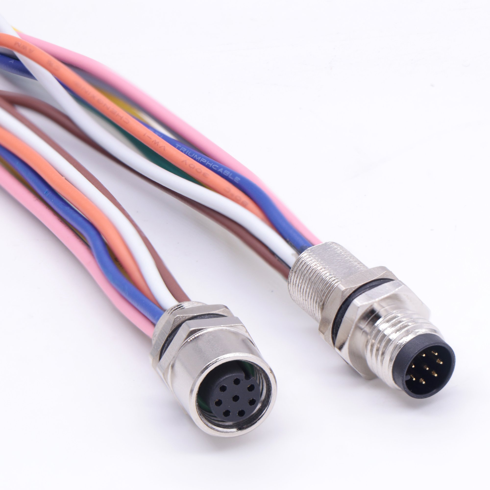 m5 m8 m12 m16 m23 connector waterproof cable male m8 m12 circular connectors