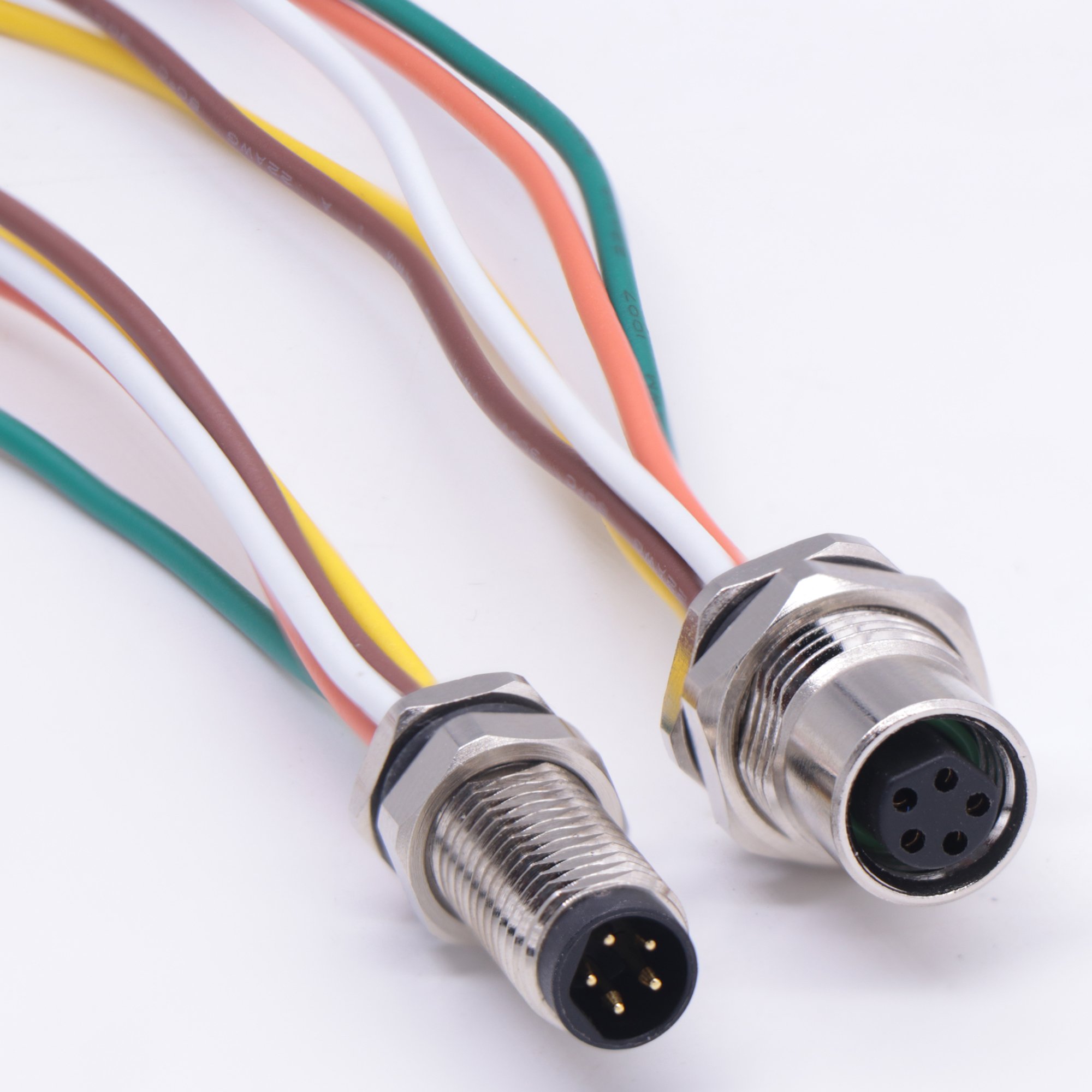 m5 m8 m12 m16 m23 connector waterproof cable male m8 m12 circular connectors
