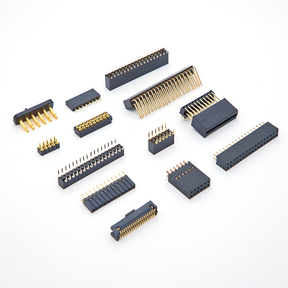 Soulin Custom PCB 2.54mm Female Header Connector SMT DIP Single Double Dual Row Misaligned pins Female Header Connectors