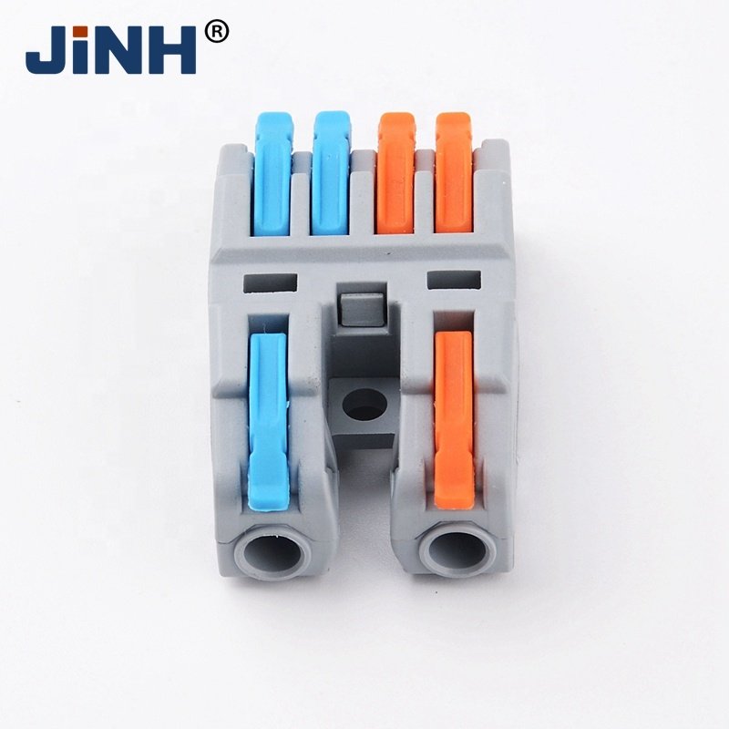 Hot Sale manufacturer 2 in 4 out inline levers nut splicing wire connector